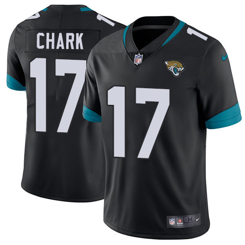 Nike Jaguars #17 DJ Chark Black Alternate Men's Stitched NFL Vapor Untouchable Limited Jersey - Click Image to Close